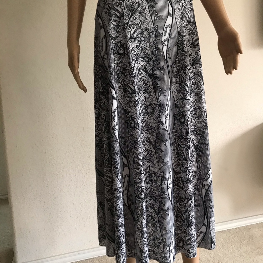 Beautiful woman’s long skirt